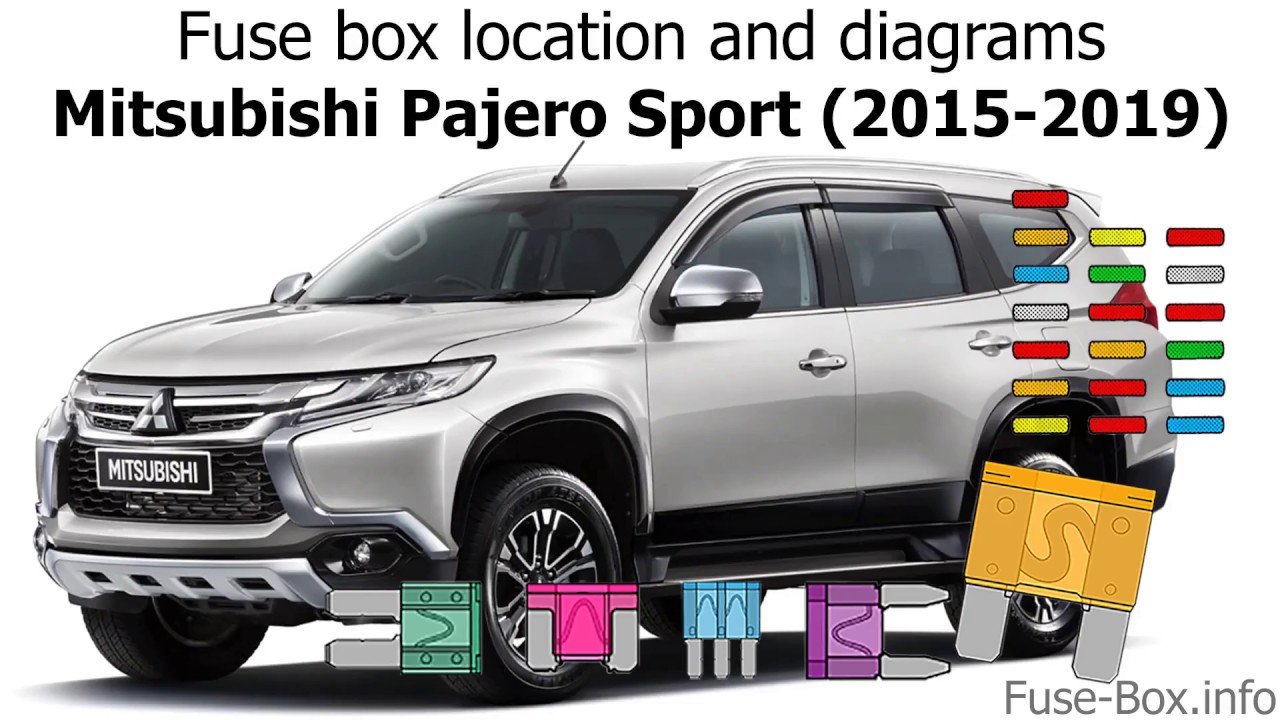 Mitsubishi pajero sport, Fuse box ...