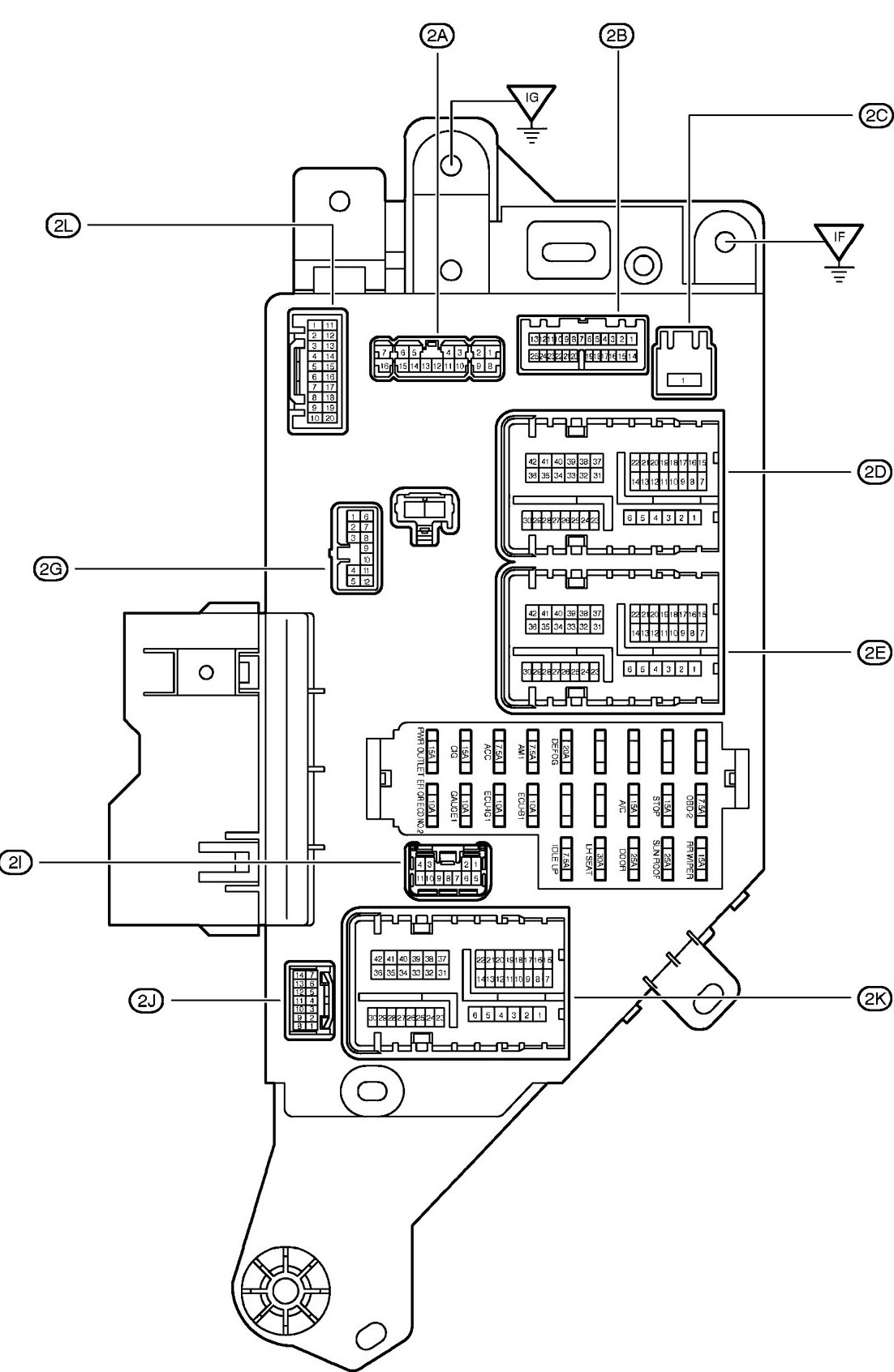 105 Series Land Cruiser Fuse Box Diagram - Wiring Diagram ...