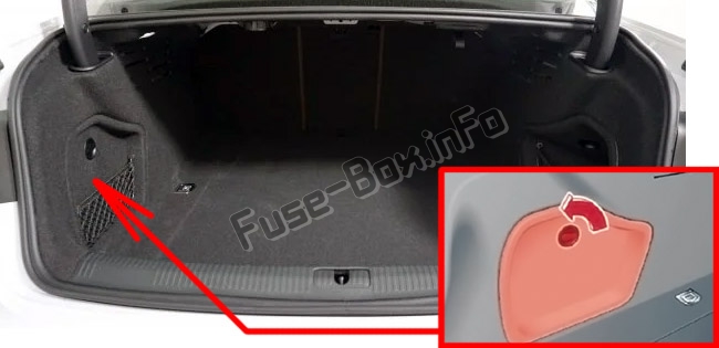 Fuse Box Diagram Audi A4/S4 (B9/8W; 2017-2019...)