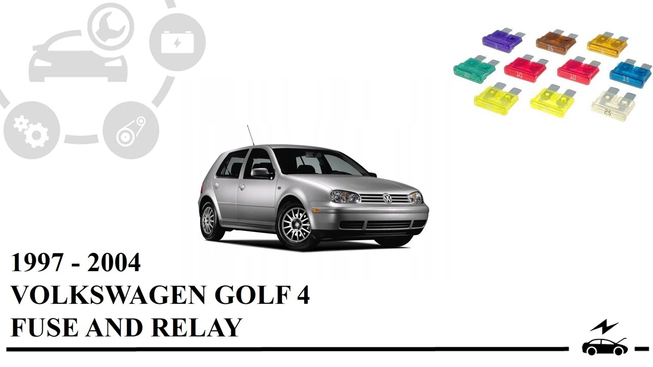 Fuse box diagram Volkswagen Golf 4 and ...