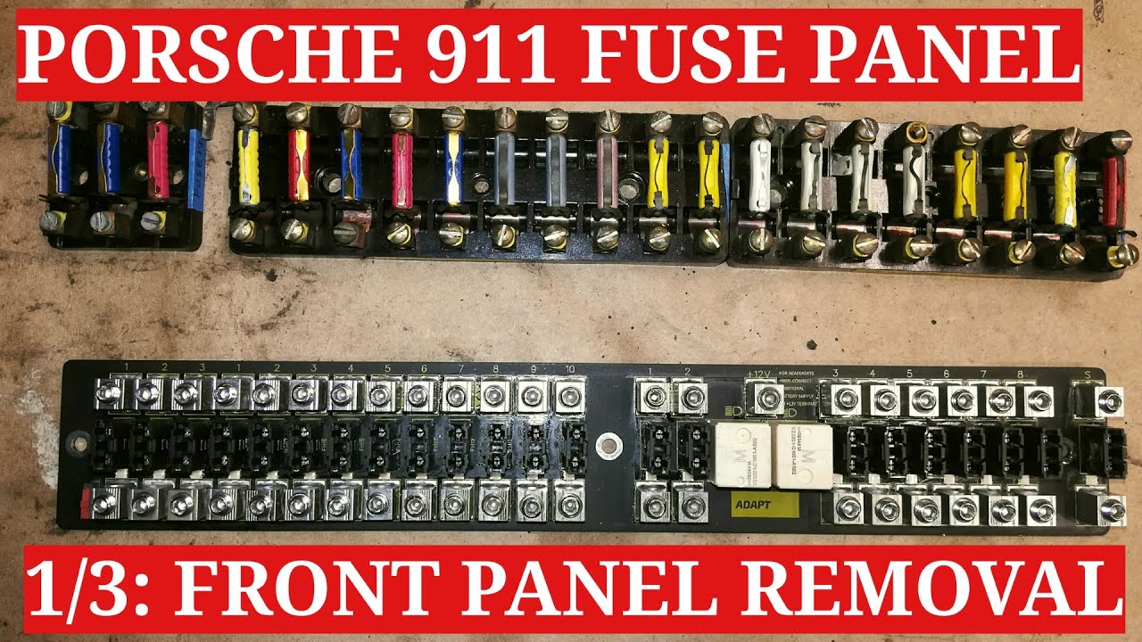 Air-cooled Porsche 911 Fuse Panel Upgrade Part 1 of 3 ...