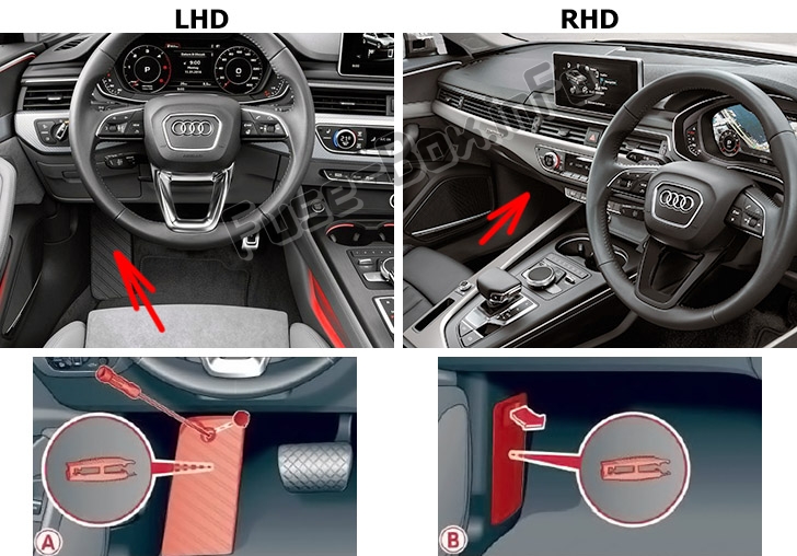 Fuse Box Diagram Audi A4/S4 (B9/8W ...