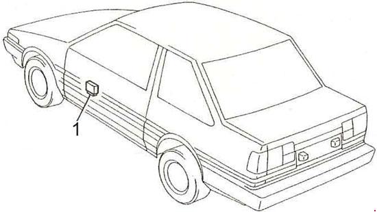 87 Toyota Corolla (AE86) Fuse Box Diagram
