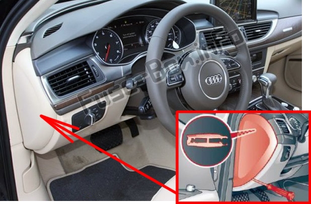 Fuse Box Diagram Audi A6 / S6 (C7/4G ...