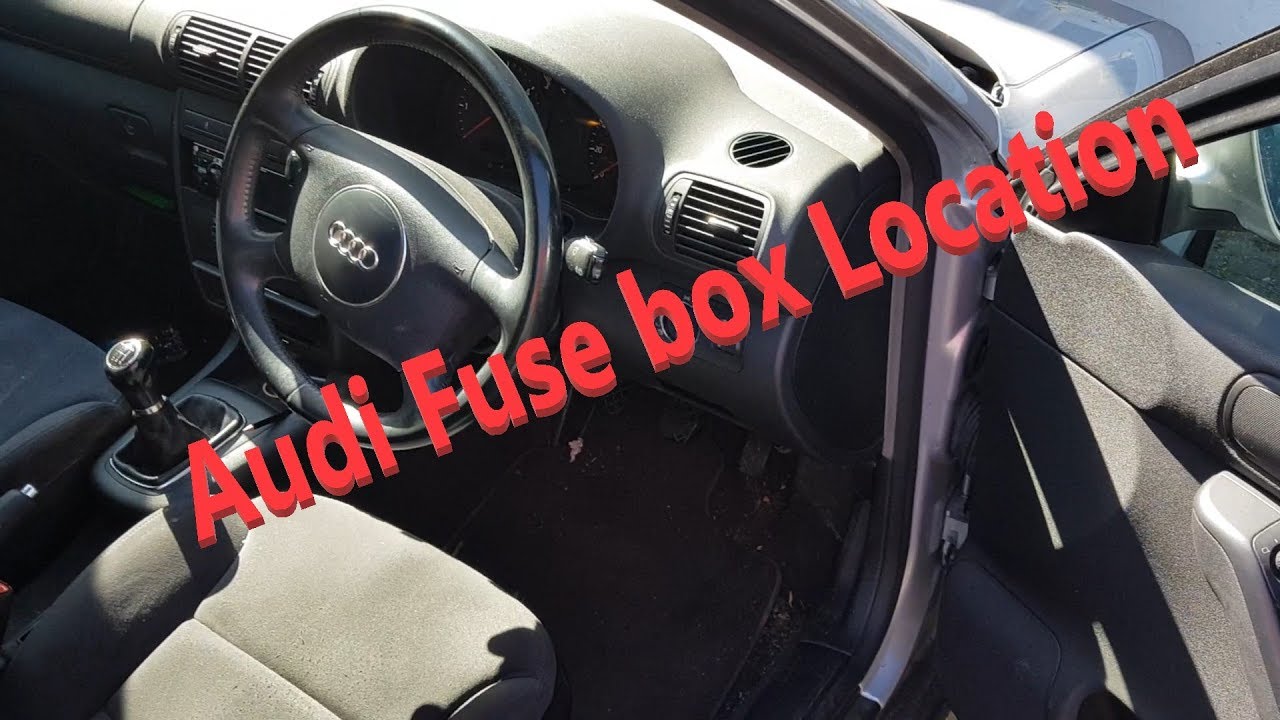 Audi a3 fuse box location - YouTube