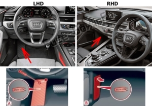 Fuse Box Diagram Audi A4/S4 (B9/8W; 2017-2019...)