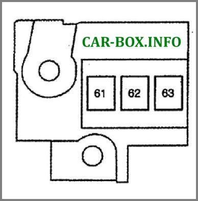 Fuse Box Diagram Toyota Yaris / Vitz (XP90), 2005 - 2011