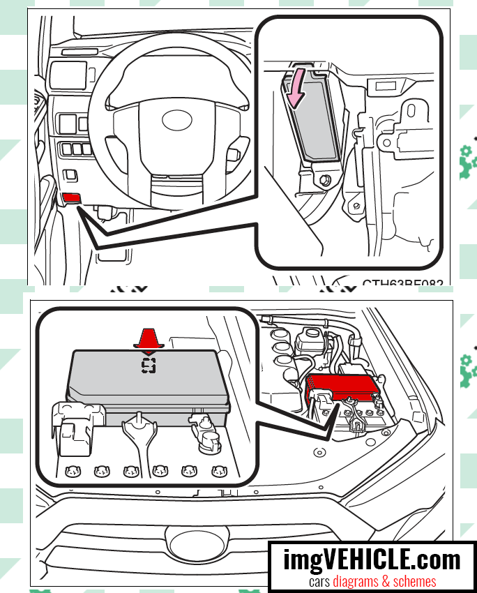 Toyota 4Runner V (N280) (2010-2022) Fuse box diagrams ...