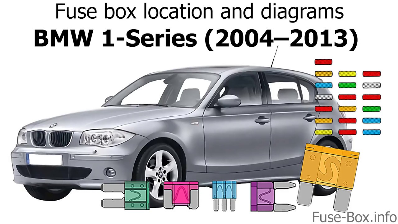Fuse box location and diagrams: BMW 1 ...