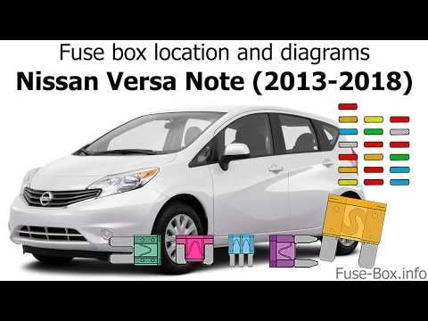 Nissan versa, Fuse box ...