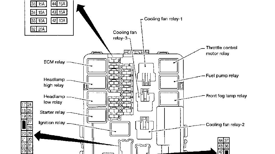 [TK_6287] Nissan Altima Hybrid 2011 Fuse Box Download Diagram