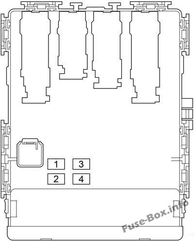 Fuse Box Diagram Toyota RAV4 (XA40 ...