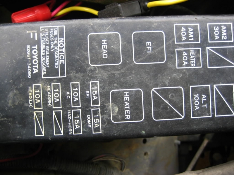 Toyota T100 Fuse Diagram - Wiring Forums