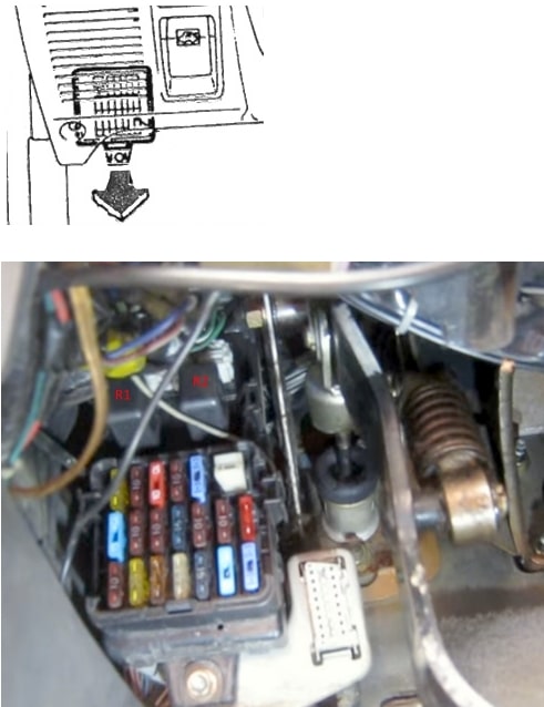 Fuse relay box diagram for Mitsubishi ...
