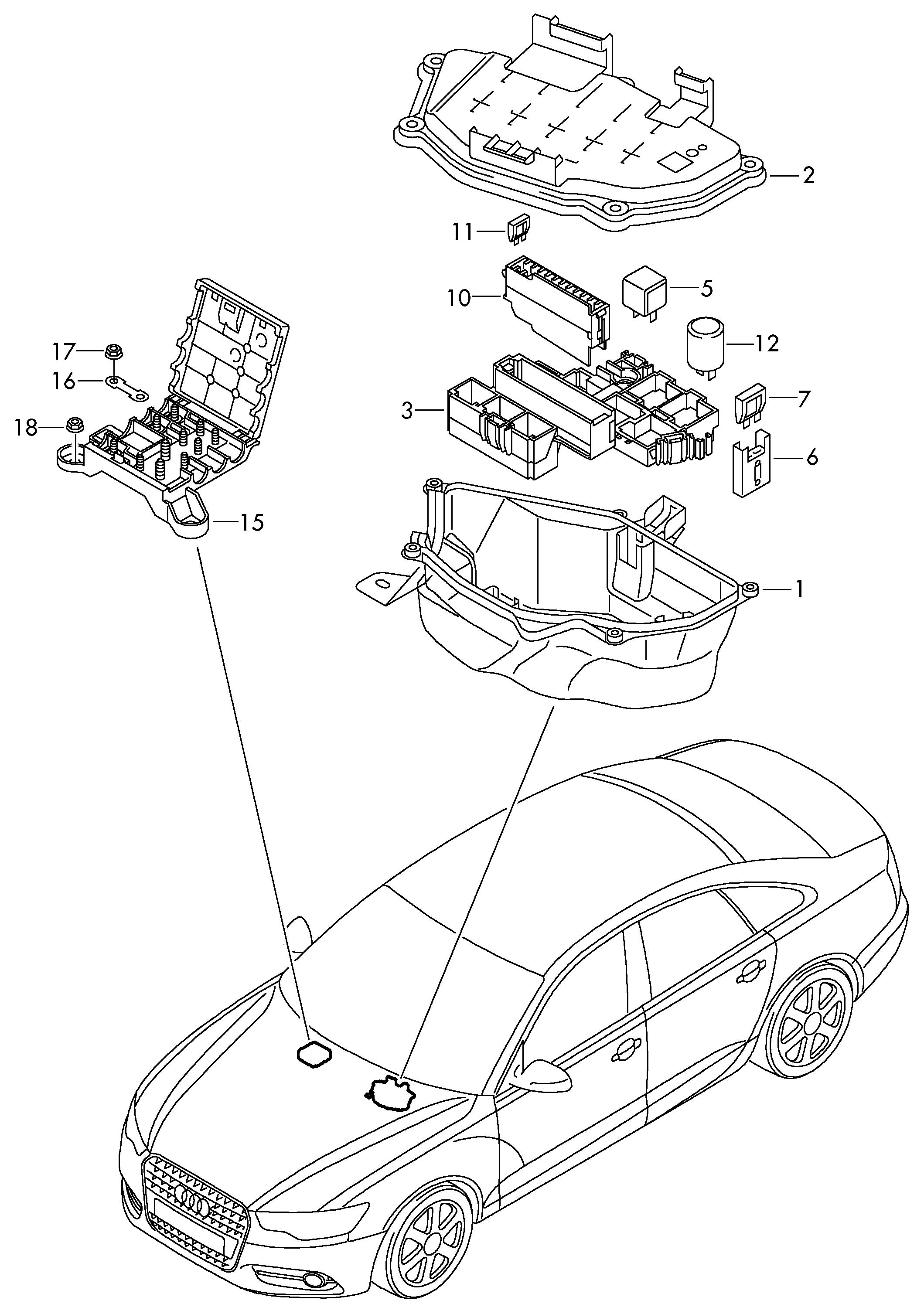Audi R8 Fuse Box - Wiring Diagrams
