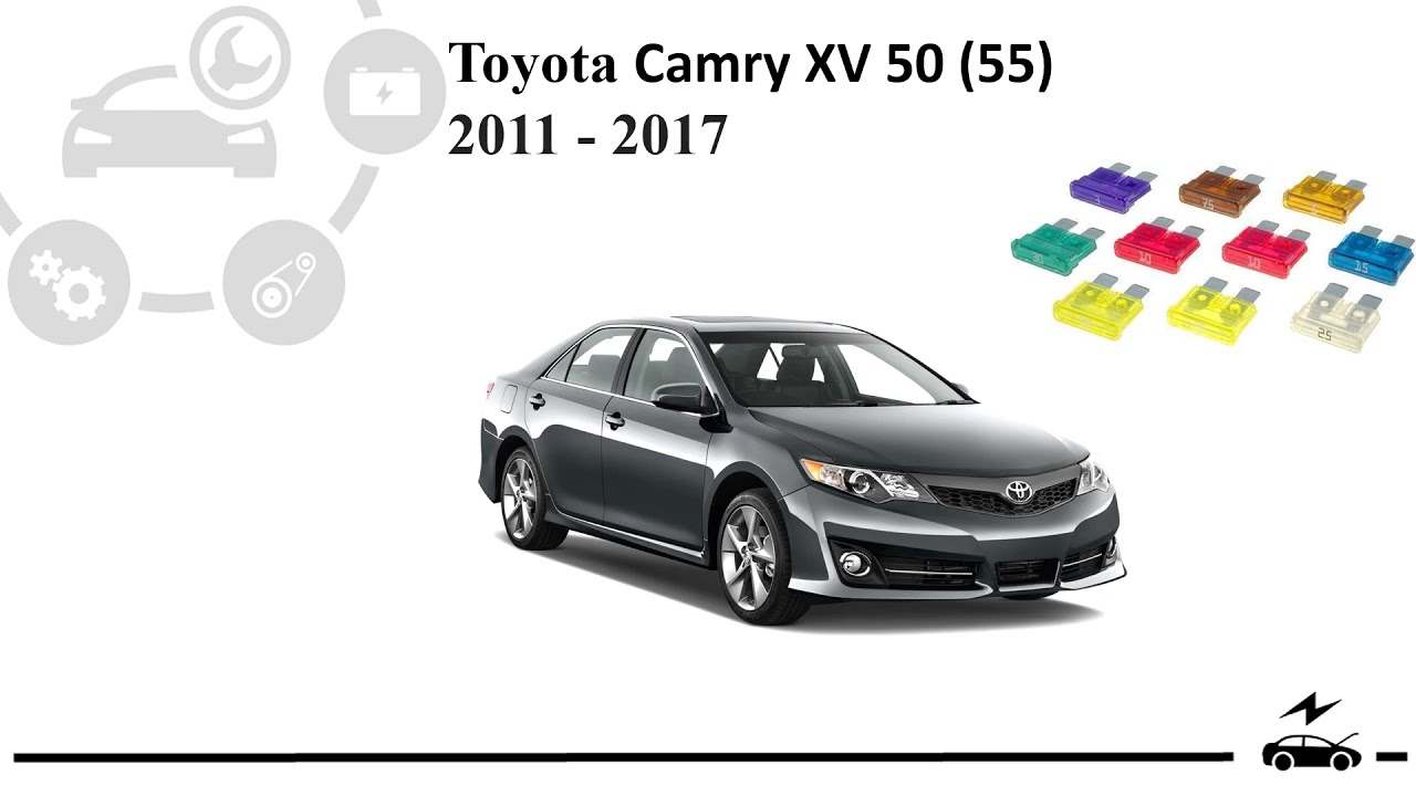 Fuse box diagram Toyota Camry XV50 (55 ...