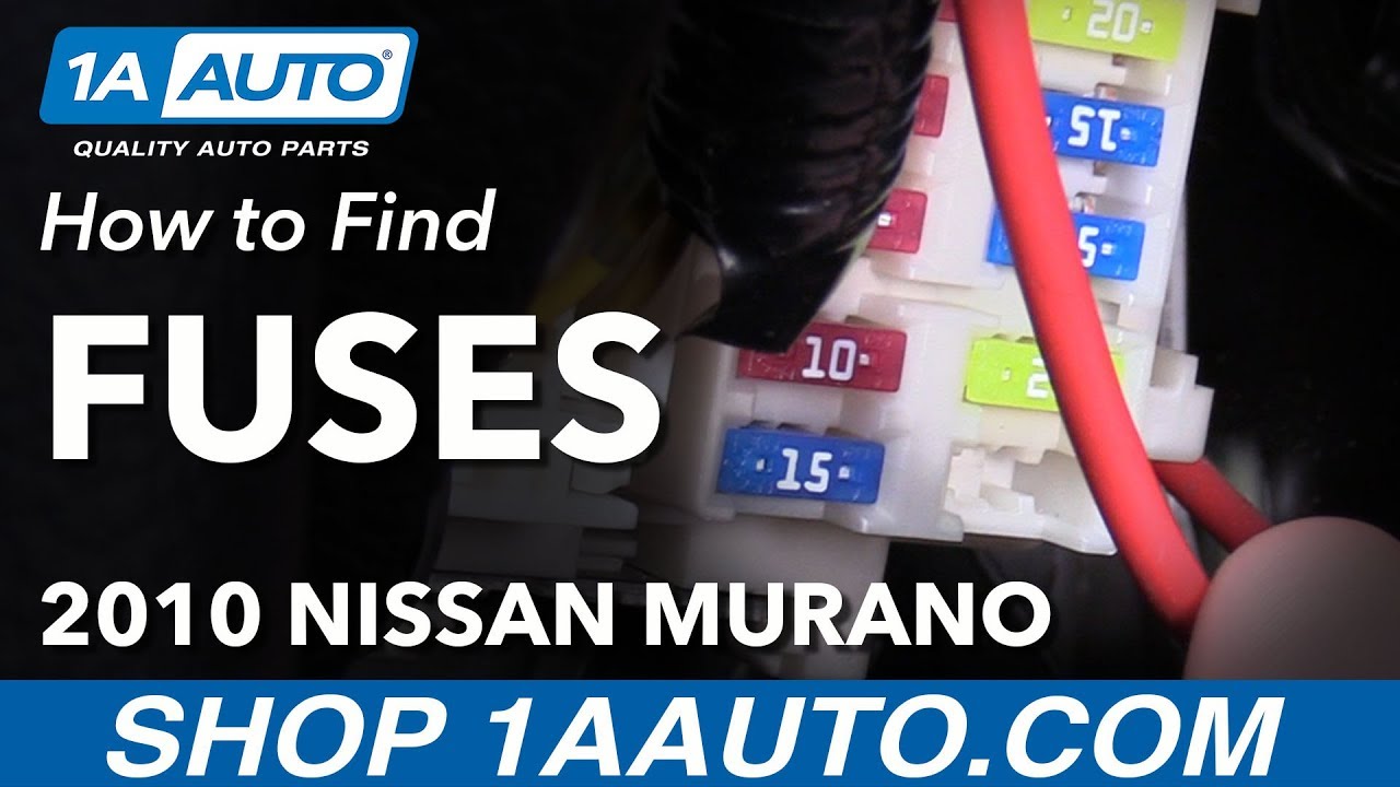 Change Fuses 09-14 Nissan Murano ...