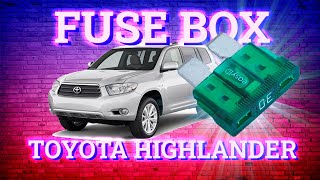 Toyota Highlander (2008-2013) fuse box ...