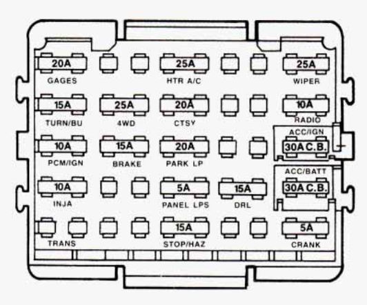 28 2017 Silverado Fuse Box Diagram - Wiring Diagram List