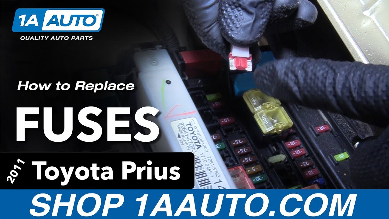 How to Replace Fuses 10-15 Toyota Prius ...