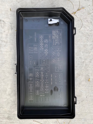2020 Toyota Camry TRD Fuse Box Diagrams