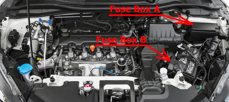 Fuse Box Diagram Honda HR-V (2016-2019..)