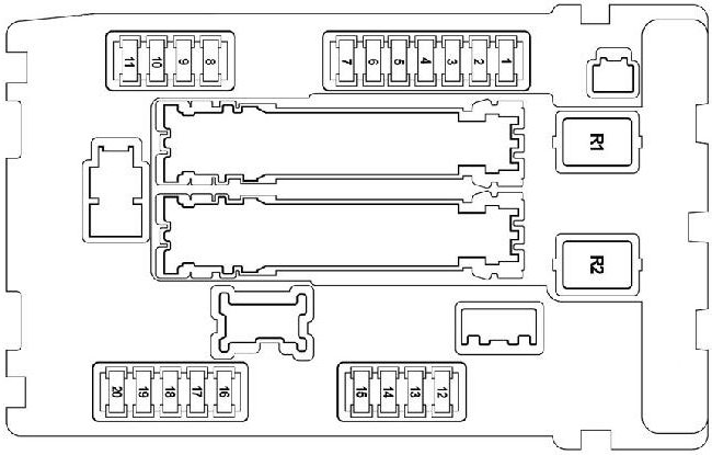 Fuse box diagram Nissan Teana j31 j32 ...