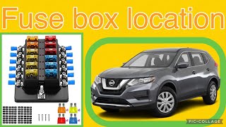 The fuse box location on a 2017 Nissan ...