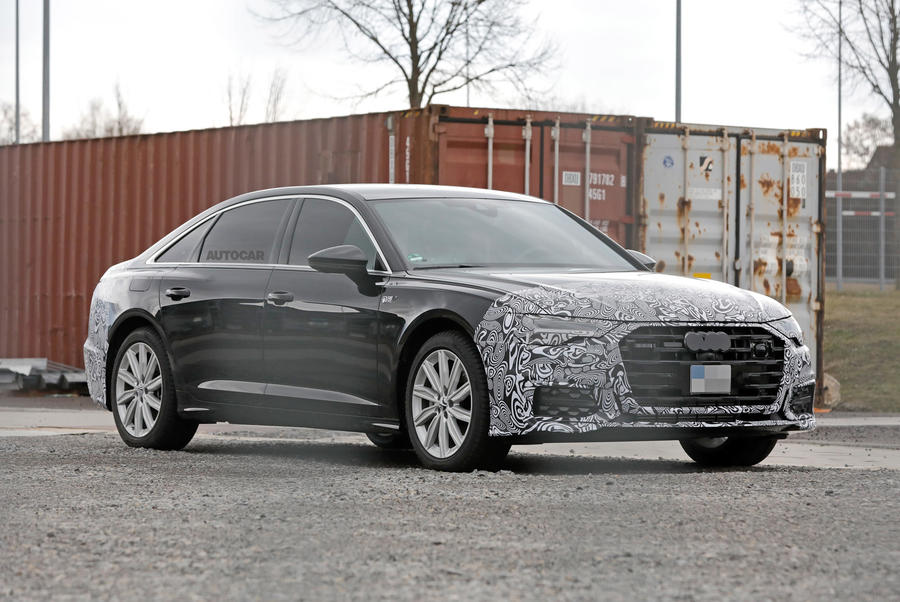 2023 Audi A6 facelift spotted during on ...