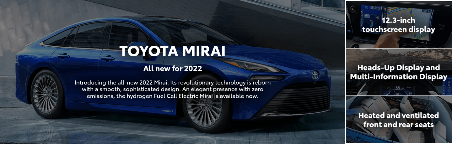 The all new designed 2022 Toyota Mirai