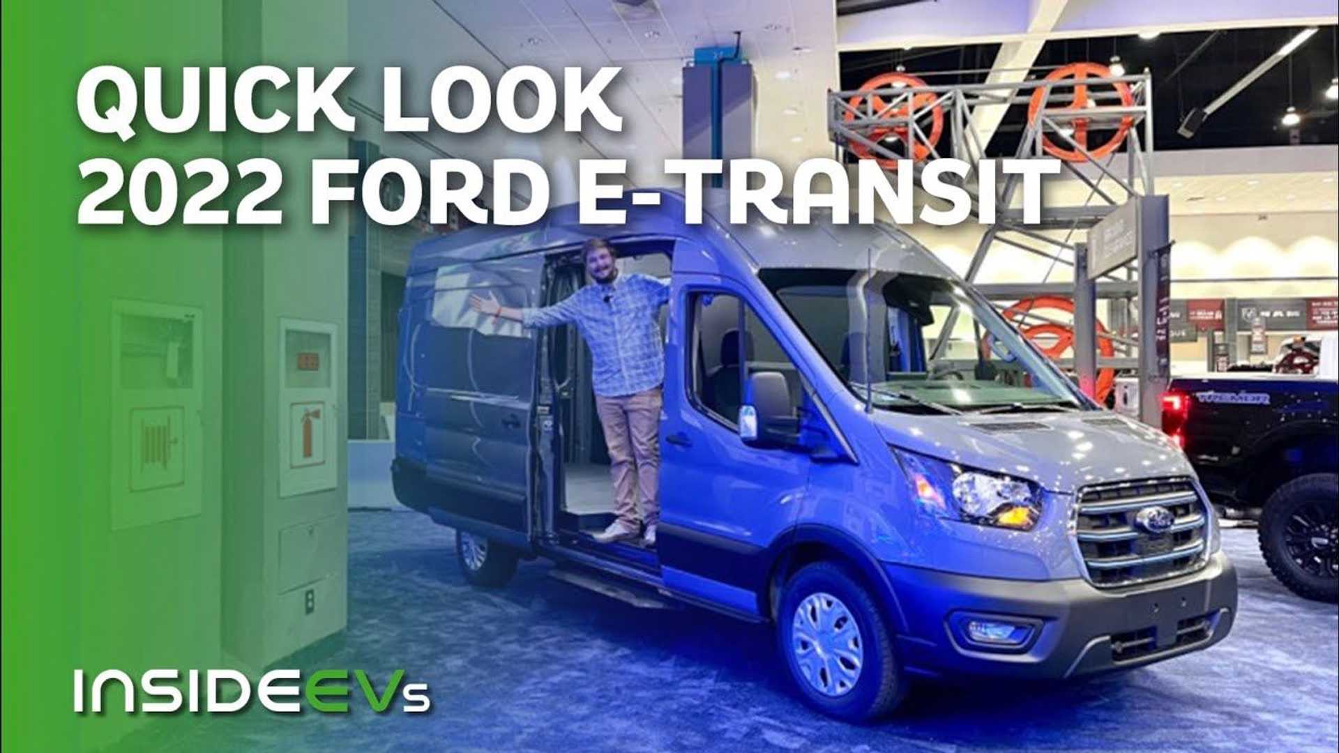 First Look At The 2022 Ford E-Transit ...