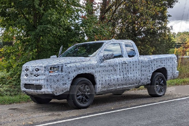 2022 Nissan Frontier Extended Cab Prototype Spied Testing ...