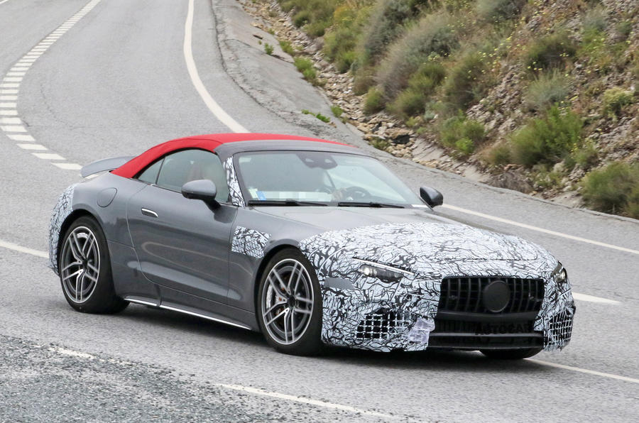 New 2022 Mercedes-AMG SL drops disguise ...