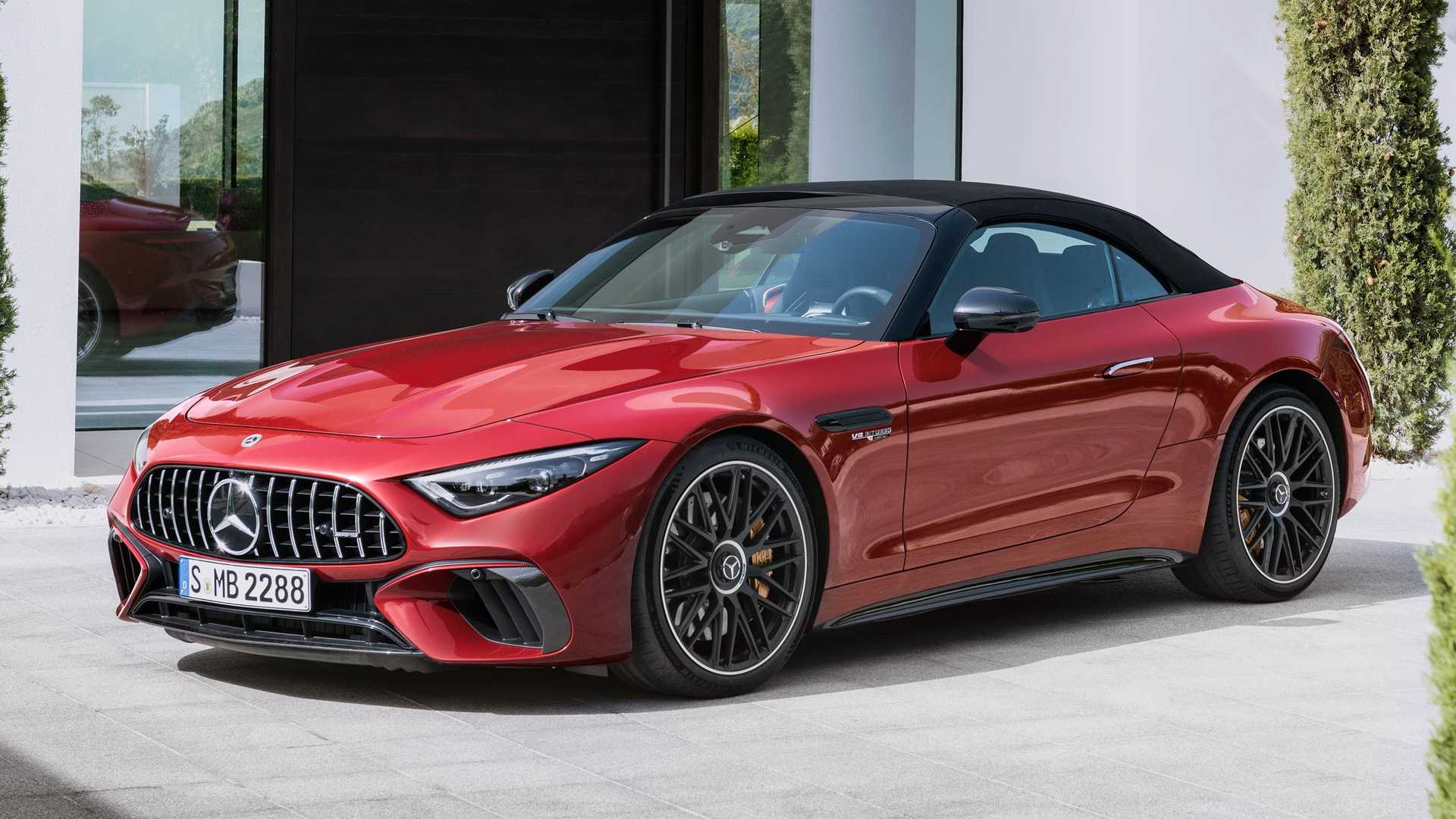 2022 Mercedes-AMG SL Debuts With Fabric ...