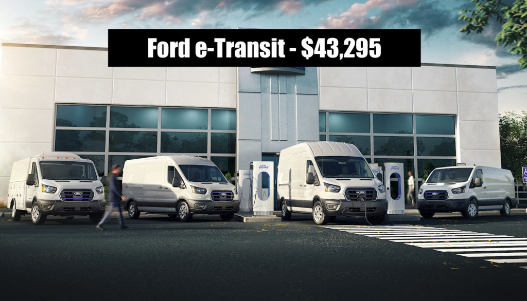 News: 2022 Ford e-Transit Price to Start at $43,295 ...