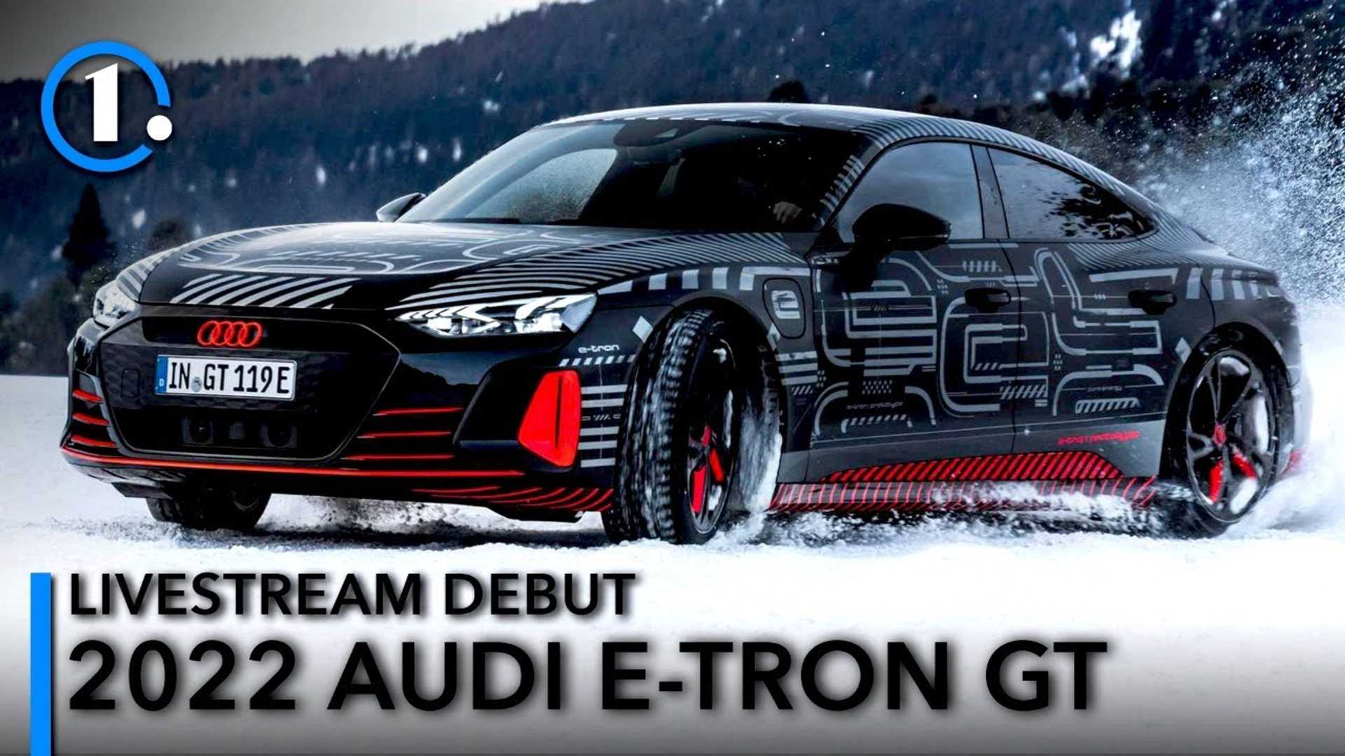 2022 Audi E-Tron GT Debuts Today: See ...