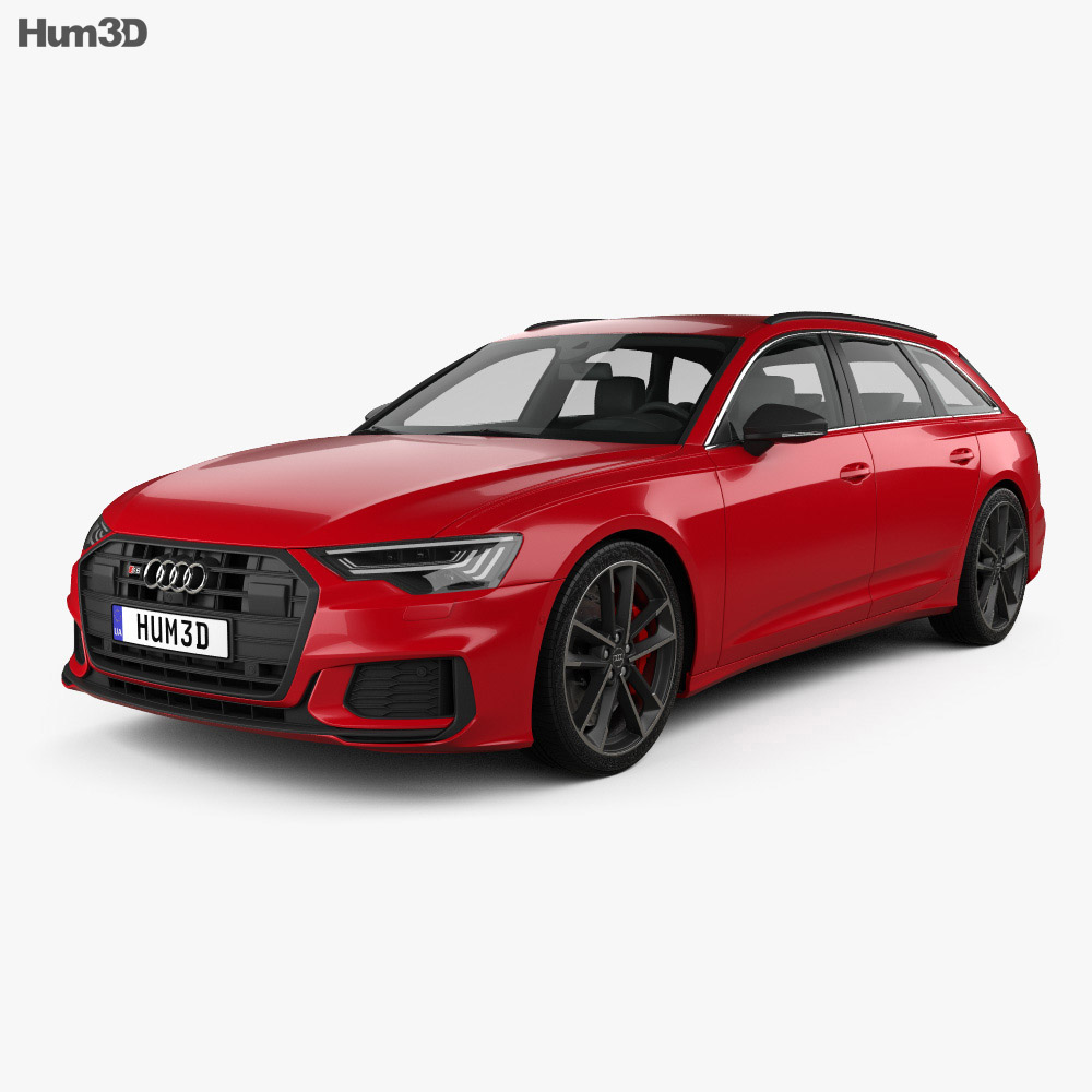 Audi S6 avant 2022 3D model - Vehicles ...