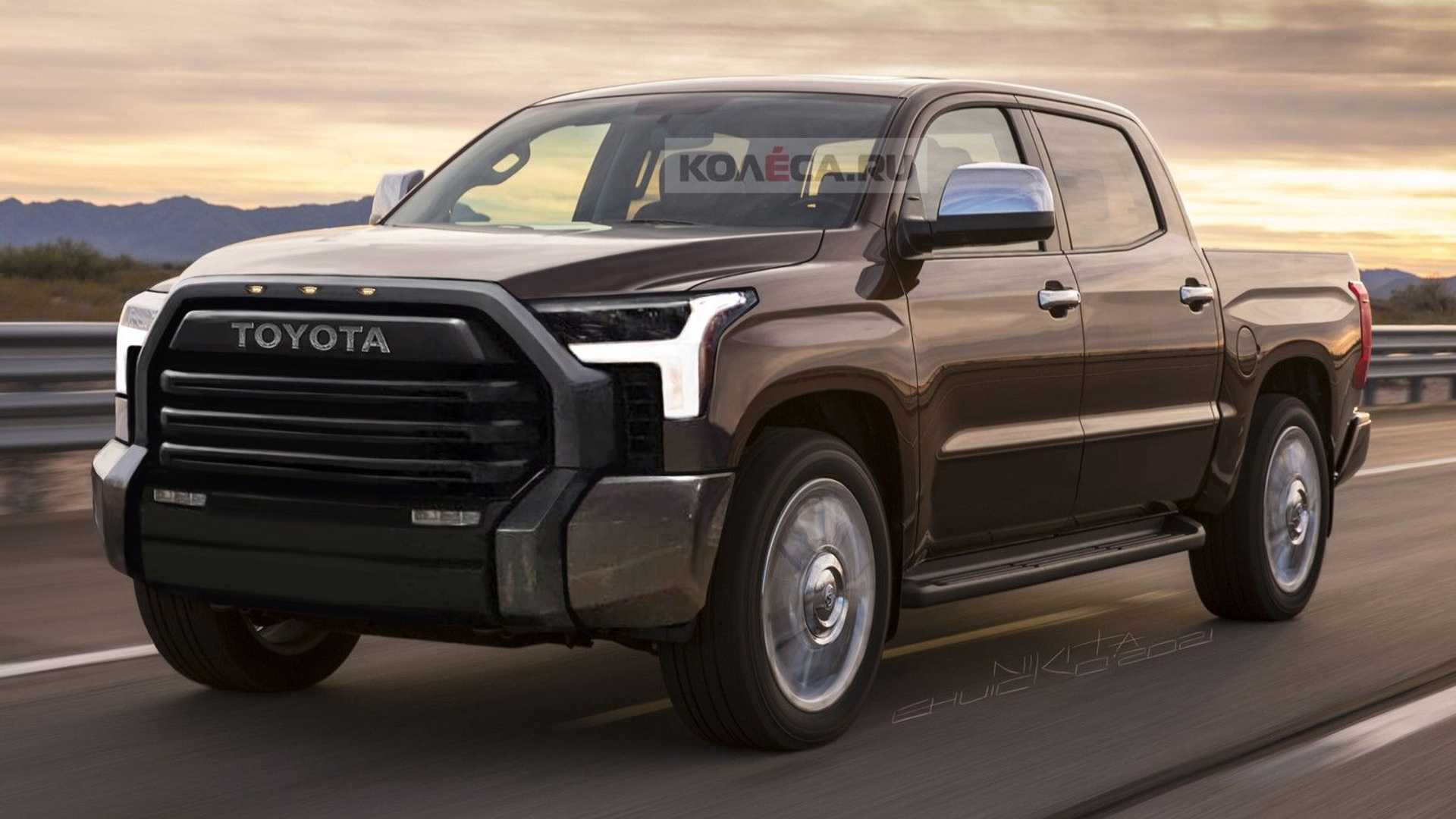 2022 Toyota Tundra Rendering Attempts To Peel Off The ...