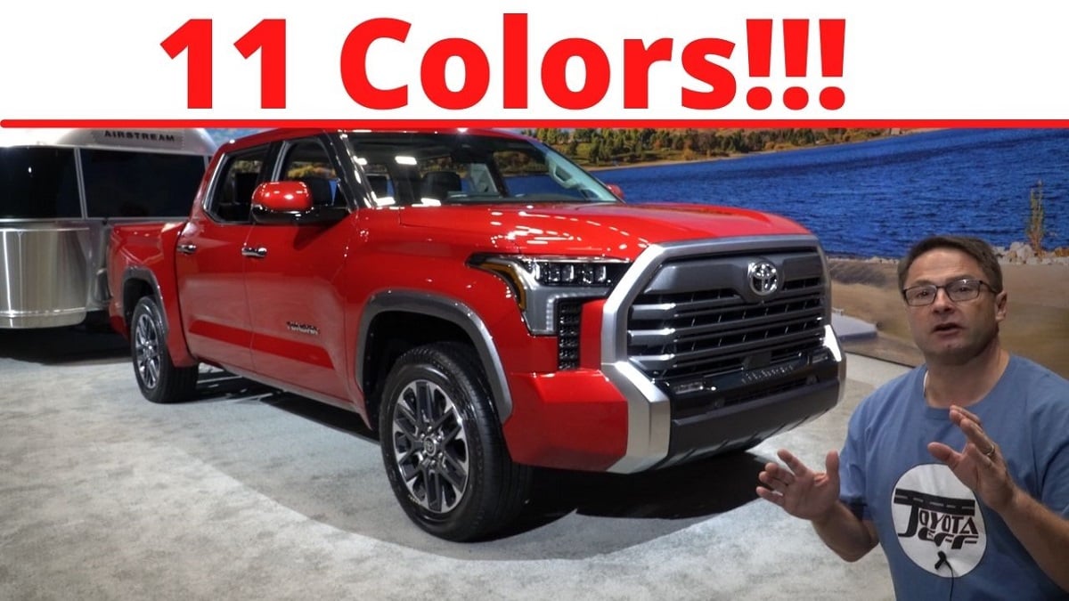 Colors Offered on 2022 Toyota Tundra ...