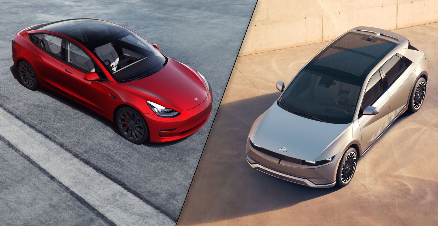 2022 Hyundai IONIQ 5 vs Tesla Model 3 ...