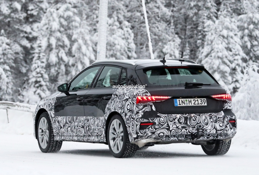 Winter Has Come for the 2023 Audi A3 Allroad Jacked-Up ...