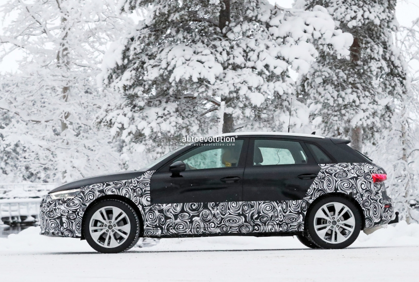 Winter Has Come for the 2023 Audi A3 Allroad Jacked-Up ...