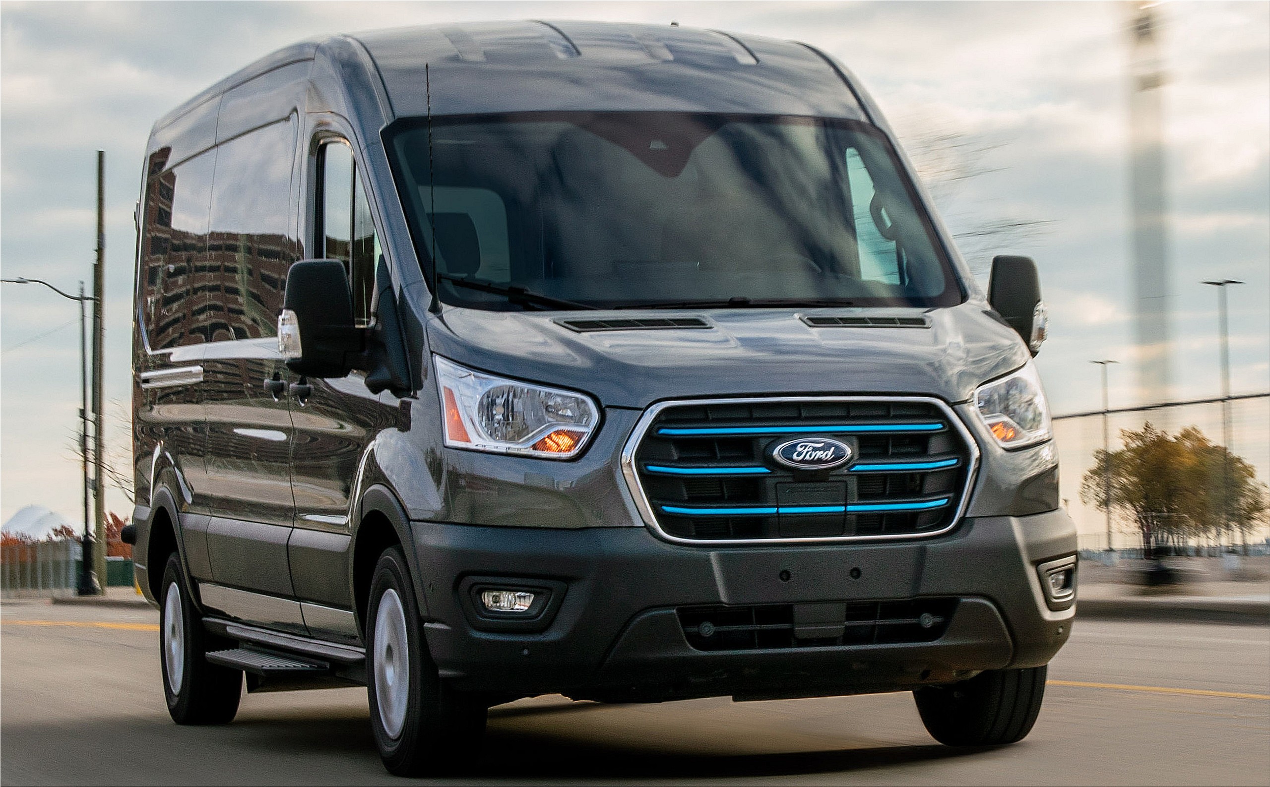 The new Ford E-Transit arrives in the ...