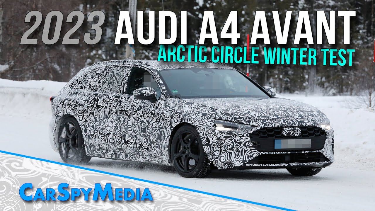 2023 Audi A4 Avant B10 Prototype Spied Winter Testing In ...