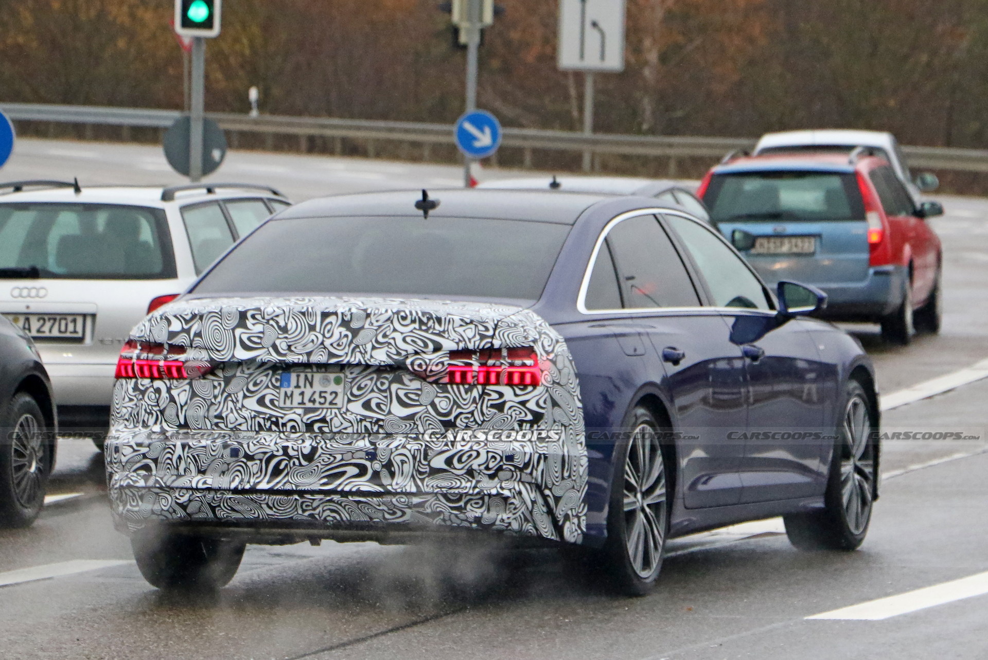 2023 Audi A6 Facelift Spied Hiding ...