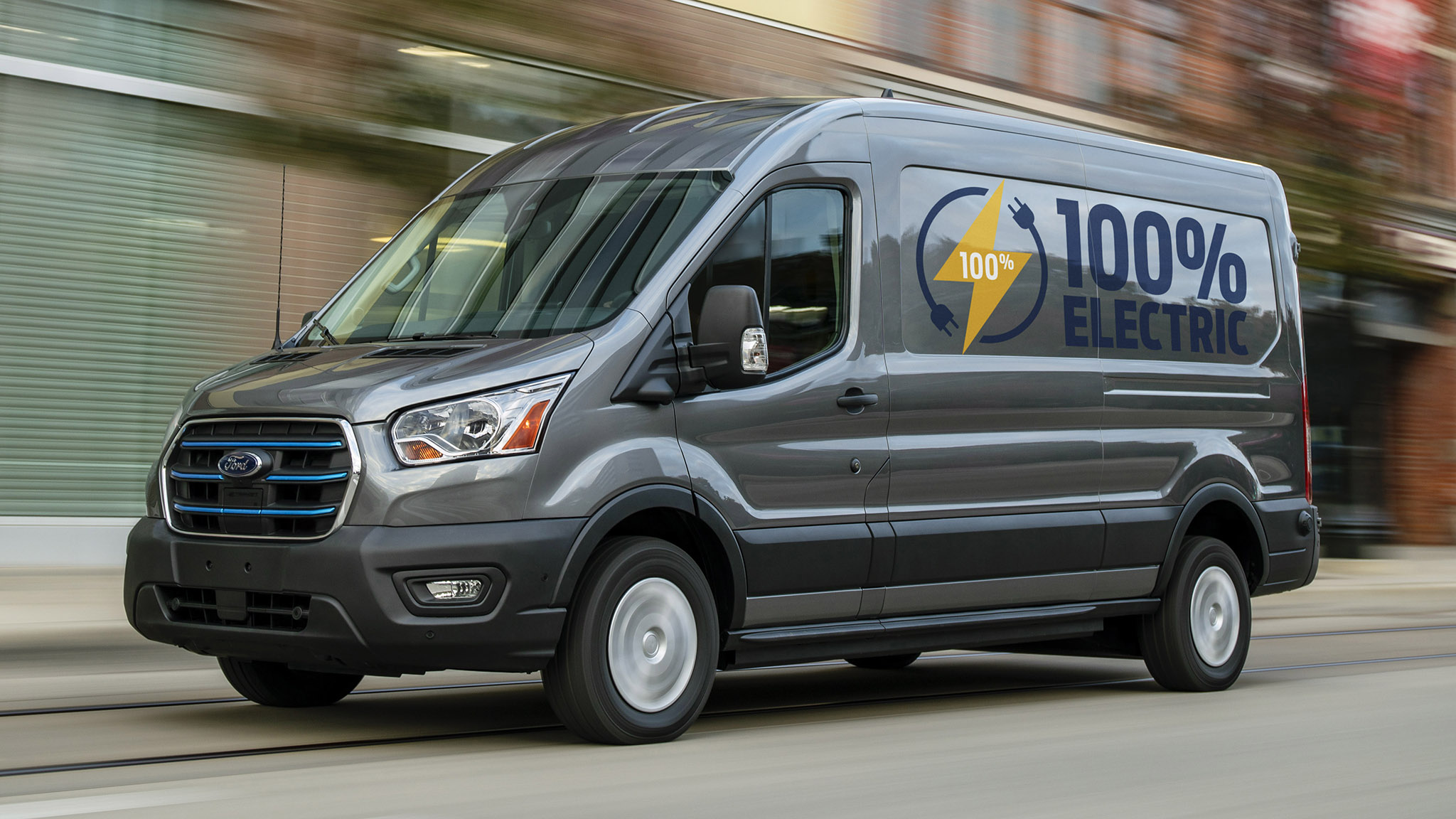 2022 Ford E-Transit Van First Look: EV Work Van Offers 126 ...
