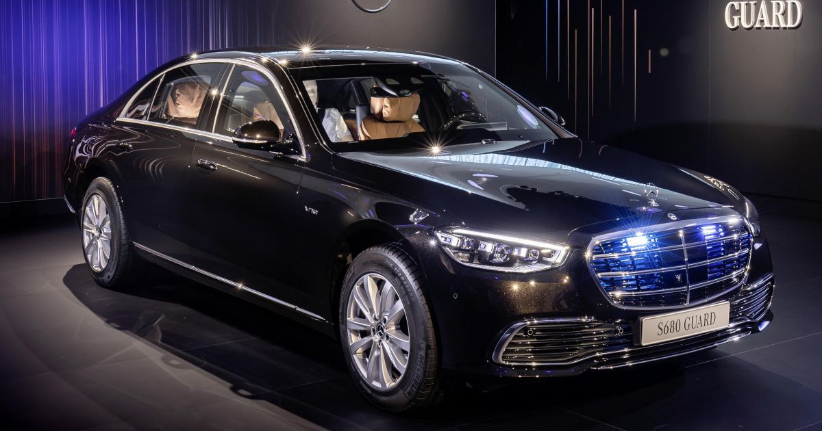 2022 Mercedes-Benz S680 Guard bullet-proof limo unveiled ...