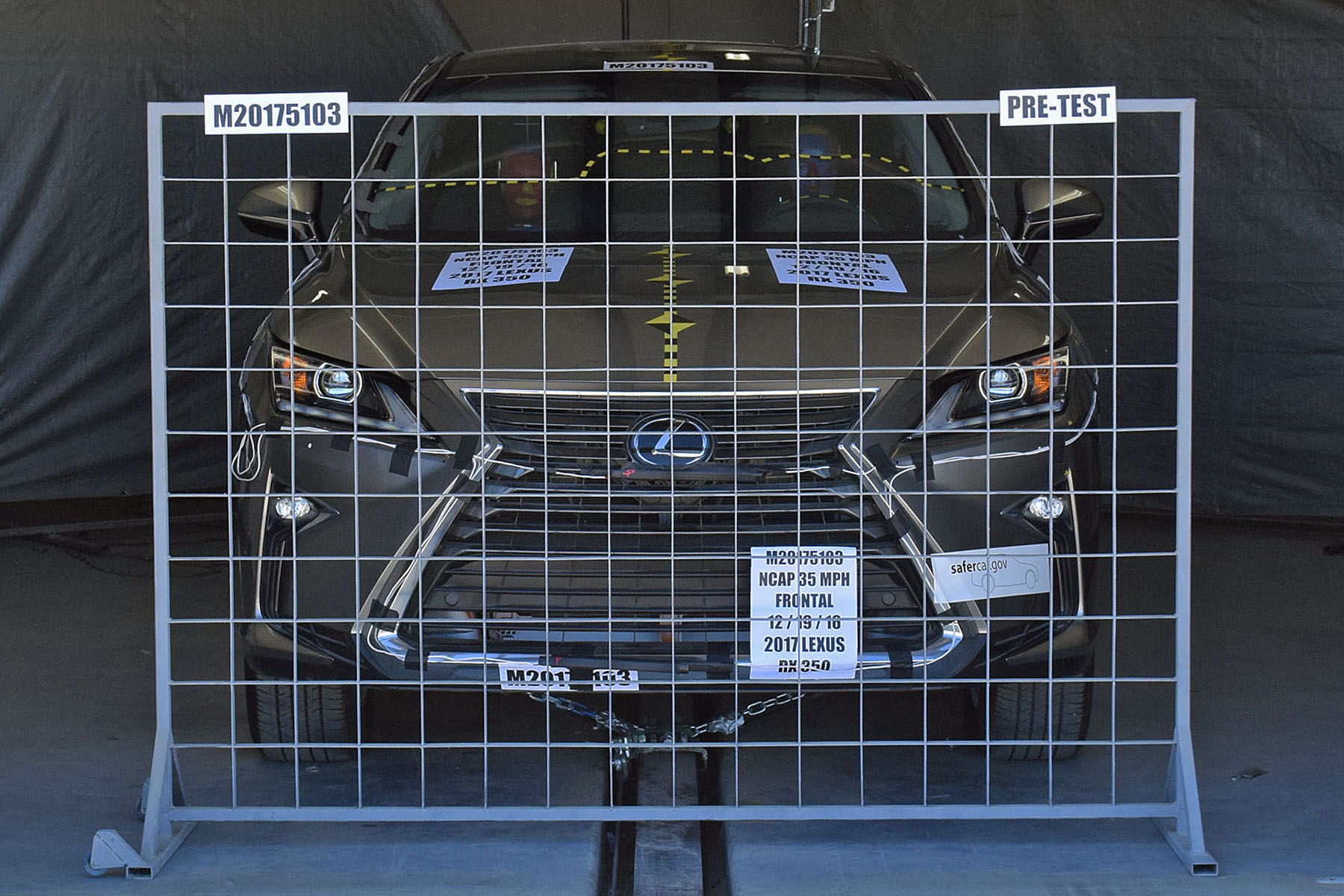 2017 LEXUS RX 350 crash image