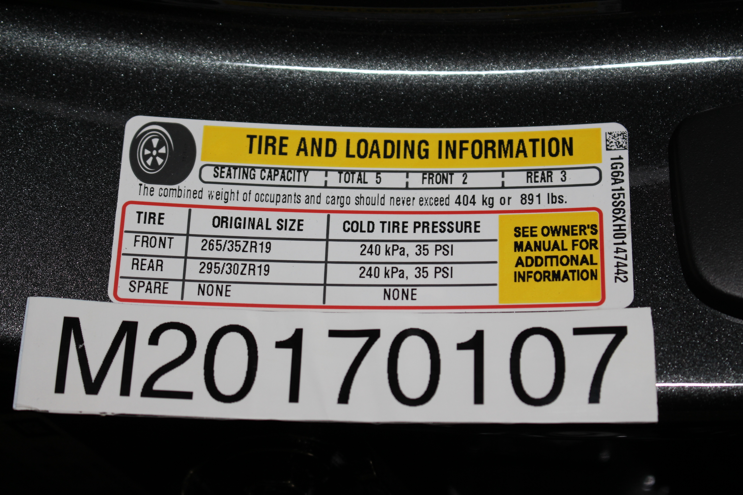 2017 CADILLAC CTS-V crash image 5