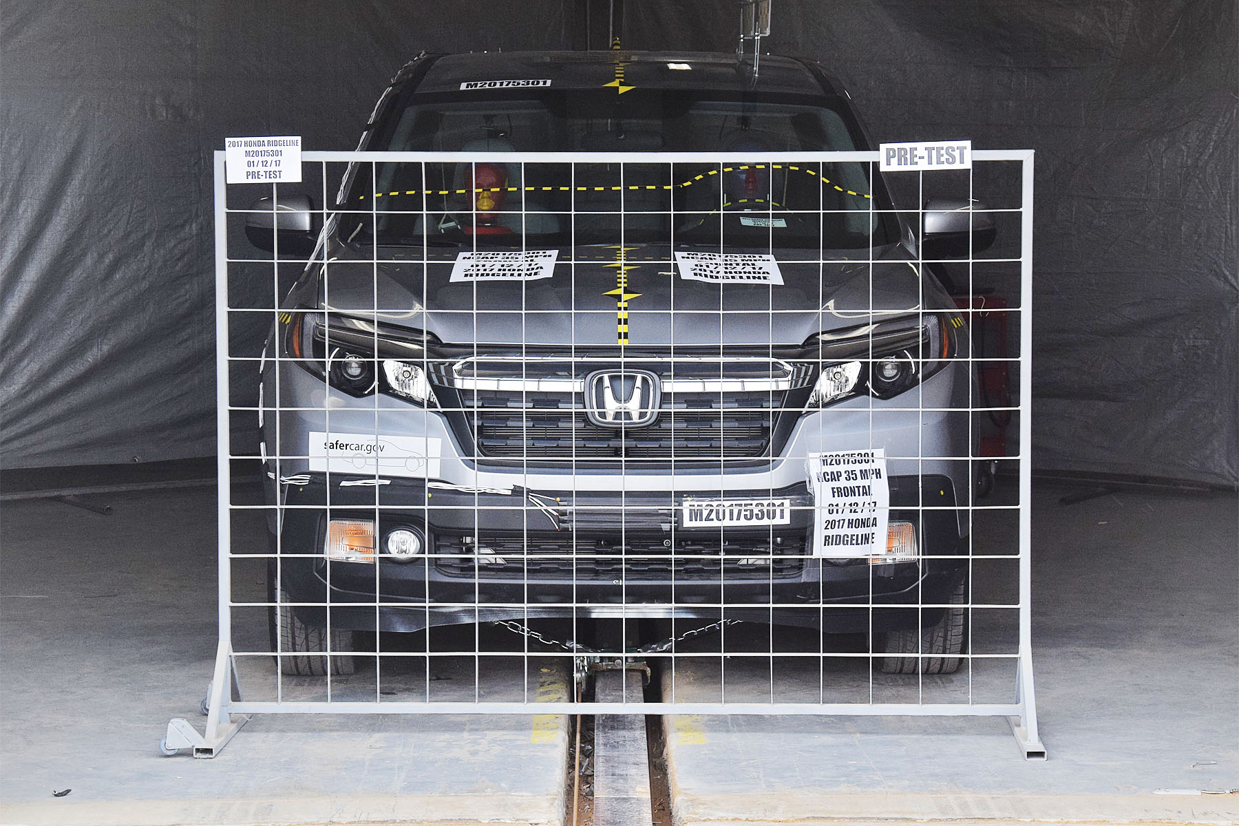 2017 HONDA RIDGELINE crash image